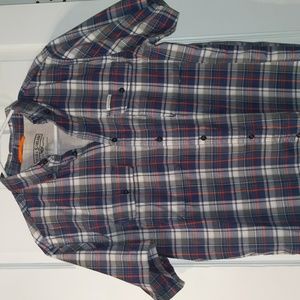 Field & Stream button up plaid short sleeve